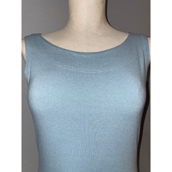 Cut Loose Women’s Mini Tank Dress size M NWT Stretch Knit Made in USA Boat Neck - Picture 2 of 7
